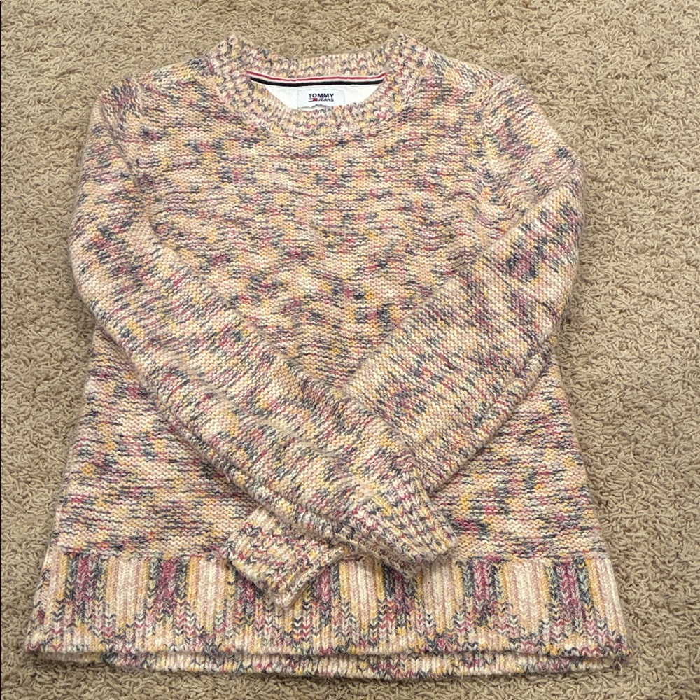 Tommy Jeans Multicolor Knit Women's Sweater, Smal